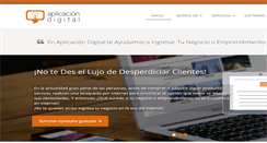 Desktop Screenshot of aplicaciondigital.com