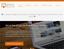 Tablet Screenshot of aplicaciondigital.com